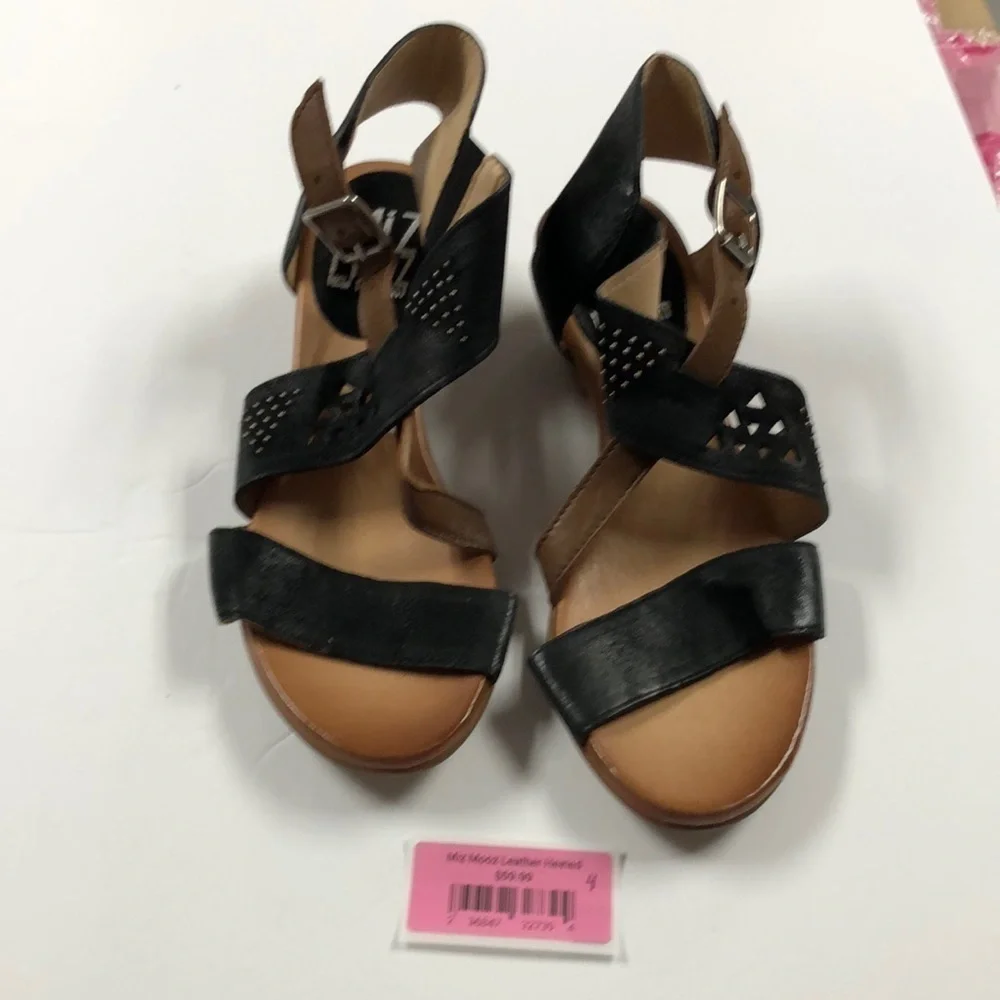 Miz Mooz leather heeled sandals 39 euro =8.5 USA. 4LS